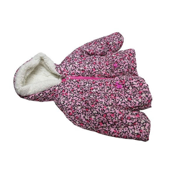 AQ Arctic Quest faux fur fleece lined puffer jacket - Picture 3 of 12